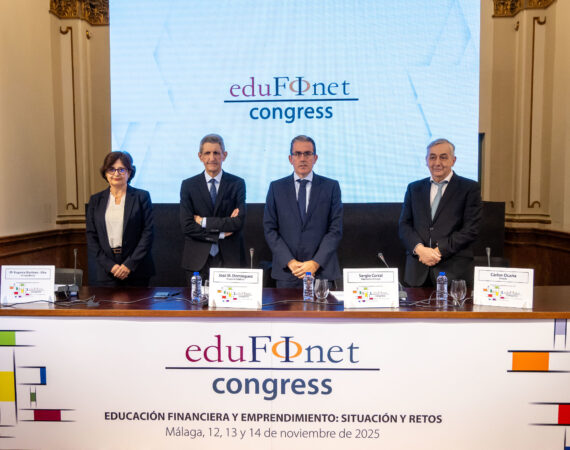 Inaugurado el VIII Congreso de Edufinet, que este año pone el foco en la importancia de la educación financiera y su contribución al emprendimiento